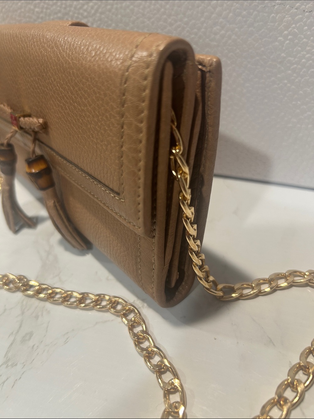 ✨ Authentic Gucci Bamboo Tassel long wallet chain added - Picture 4 of 9